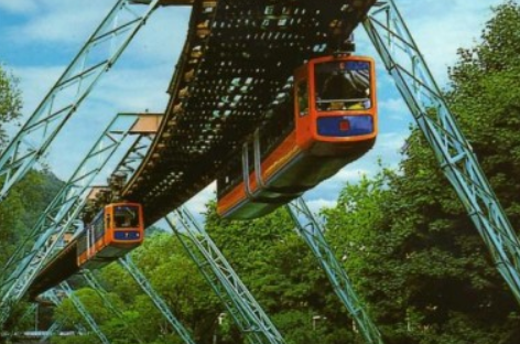 “SUSPENSION TRAINS” or “HANGING TRAINS” of WUPPERTAL, GERMANY
